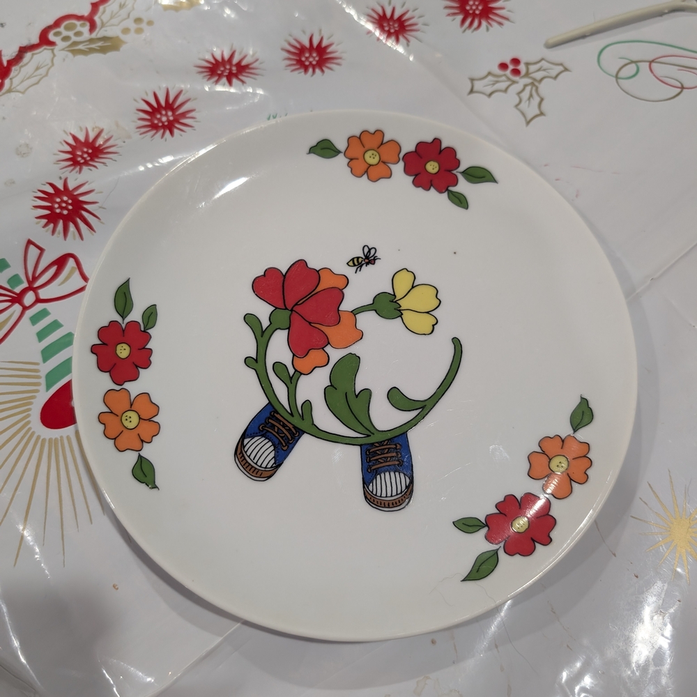 Fred Roberts Farm Boy Children's Plate Porcelain 1980's